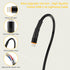 Coiled USB-C to Lightning Cable, Apple Carplay Cord Compatible & MFi Certified, USB C to Lightning Cable with Data Transmission and LED, Retractab...
