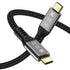 USB C Thunderbolt 4 Cable 3.3ft, USB4 Braided Cables 40Gbps, 8K 60Hz PD 100W Compatible with Thunderbolt 4/3, USB4/3, Type C, for iPhone 15/15 Pro...