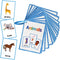 Animals Learning Flashcards, High Frequency Words, Beginning Reading, Kindergarten to 1st Grade, ESL Teaching Materials, Autism Learning Materials...