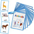 Animals Learning Flashcards, High Frequency Words, Beginning Reading, Kindergarten to 1st Grade, ESL Teaching Materials, Autism Learning Materials...