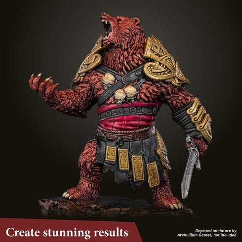 The Army Painter Grim Black Paint Speedpaint- Acrylic Craft Paint Non-Toxic Heavily Pigmented Water Based Paint for Tabletop Roleplaying, Boardgam...