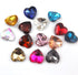 Crystal Rhinestones 50pcs AB Crystals Point Back Heart Glass Rhinestone for DIY Crafts Jewelry Making,12mm,Red...