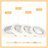 4 Pack Masking Tape, White Painters Tape, Artist Tape for Wall, Painting, Home, Office, School Stationery, Arts, Crafts 0.4" 0.6" 0.8” 1” x 55yds,...