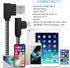 iPhone Charger 1Ft MFi Certified Short Lightning Cable Braided 90 Degree Elbow Charging Cable Compatible with iPhone 14 13 12 11 Pro X XS XR 8 Plu...