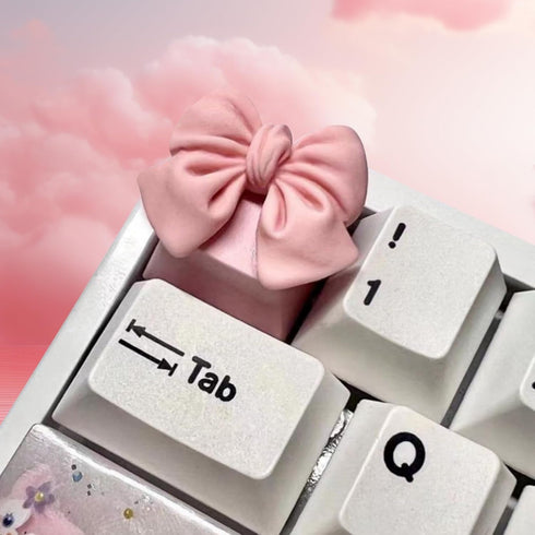 Bow-Ties Keycap 1pcs,Cute Keyboard Keycaps Custom OEM R4 Profile ESC-Key Keyboard Keycap for Cherry MX Switches Mechanical Gaming Keyboard(1pcs)...