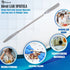 A2Z-DE003 Stainless Steel Double Ended Micro Lab Spatula Sampler, Round & Tapered Arrow End, 7" Length...