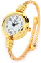 New Gold Geneva Cable Band Women's Small Size Bangle Watch...