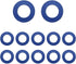 12PCS Oil Drain Plug Gaskets, Aluminum Oil Drain Plug Gaskets Washer Crush Seal, 90430-12031 Replacement for Engine Oil Drain Plugs Gasket, Univer...