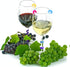 Jolbndcv 30 Pcs Silicone Drink Markers Wine Glass Charms Markers Drink Markers for Champagne Flutes Cocktails Martinis Wine Glass 3 Shape...