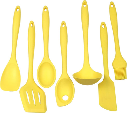Chef Craft Premium Silicone Spoon Spatula, 11.5 inch, Yellow...