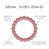 Baby Teether Rings, 100% Silicone Teether Bracelets for 3m+ Babies to Self-Soothe, BPA Free & Phthalate Free - Includes 4 Neutral Baby Rings...