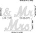 VIOPVERY Mr and Mrs Sign for Wedding Table,Large White Mr and Mrs Sign,Wooden Letters,Mr & Miss Sign with Just Married Banner Wedding Decorations ...