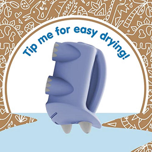 Dr. Brown’s CleanUp Pour & Roar Watering Can, Baby Bath Essentials Kids Toy, 6+ Months BPA Free, Certified Plastic Neutral...