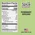 iSpice -Rosemary (Ground) 4oz (113g)...