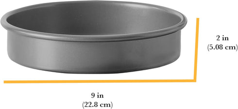 Chicago Metallic 59629 9-Inch Commercial II Non-Stick Round Cake Make traditional round cakes or layer cakes, cheesecakes, casseroles, quiches, ma...