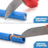 iCrimp Utility Knife for Cable Skinning, Wire Insulation Dismantling Knife, 2-Pack Insulated Electricians Cable Stripping Knives, Fixed Blade...