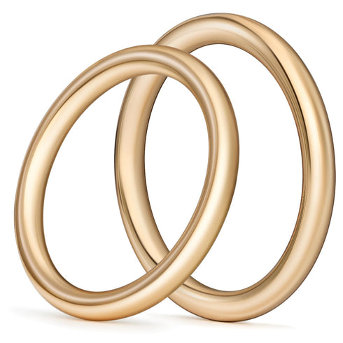 6 Pcs Metal O Ring Buckles Seamless Welded O-Rings Buckle for DIY Crafts, Bag Buckles, Bags, Dog Leashes, Purse Luggage Accessories(Gold, 1-1/2'')...