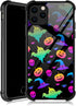 DJSOK Case Compatible with iPhone 12 Pro Max, Ghost Pumpkin Halloween with 4 Corners Shockproof Protection Soft Silicone TPU Bumper and Hard PC Pa...