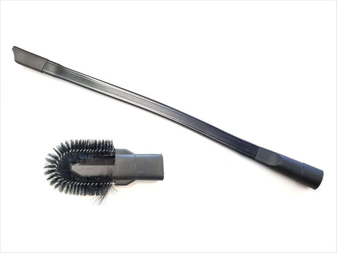 GOODVAC Universal 25" Long Flexible Crevice Tool with Detachable Brush for Dryer Lint, Under Furniture...