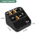 Toothbrush Holders Bathroom Countertop Organizer- Bamboo Electric Tooth Brushing Holder 6 Slots Toothbrush Caddy for Counter Organization Kids Fam...