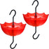 Ant Moat for Hummingbird Feeders, and Oriole Feeders, 5 OZ x 2 Pack Red Umbrella Ant Guard with Large Capacity, Hummingbird Feeder Accessory Hooks...
