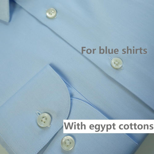 20 Pieces Genuine 11.5MM Mother of Pearl Buttons for Shirts Dresses Polo DIY Craft with 2.4MM Thickness MOP Shirt Buttons (White)...