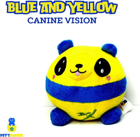 PET’SBARREL Active Moving pet Plush Toy for Dogs. 2024 New Interactive Dog Toy - Vibrant Yellow and Blue Plush Toy. Active Dog Toys Bouncing Dog B...