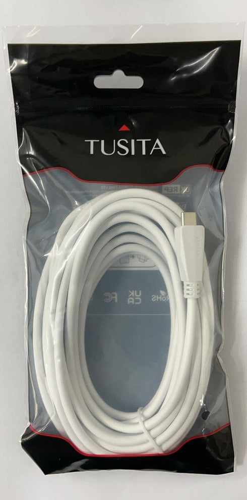 TUSITA Power Extension Cable (20ft/6M) - USB C,Male to Female...