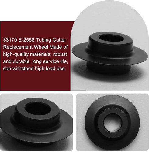 Pipe Cutter Replacement Wheel 33170, for Ridgid Pipe Cutter 30, 40, 108, 109, 109P, 154 and 156-2 Pcs...