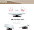Car Blind Spot Mirror,HD Glass Frameless Convex Rotating Design,Rear View Mirror with wide angle Adjustable,Stick for Van SUV Trucks Universal (Fa...