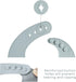 Set of 3 silicone baby bibs | Waterproof, easy to clean, BPA free, soft and adjustable | Nice combination of beige, grey and ochre colors...