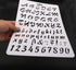 6 PCS Drawing Painting Stencils Scale Template Sets, Alphabet Letter Drawing Painting Stencils Scale Template for Scrapbooking, Card and Craft Pro...