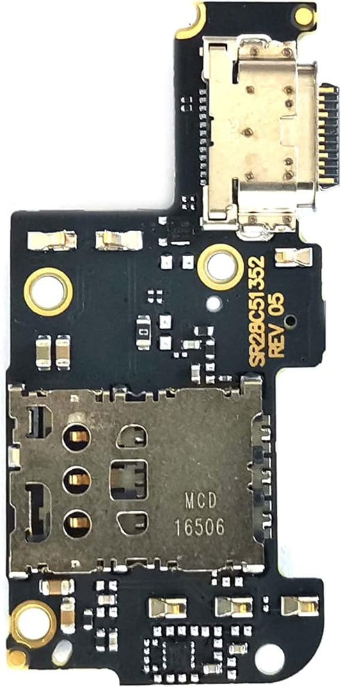 USB Charger Charging Port Dock Connector Ribbon Flex Cable PCB Board Replacement Compatible with Motorola Edge+ Plus 6.7 inch...