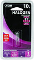 Feit Electric BPQ10T3/RP 10-Watt T3 Halogen Bulb with Bi-Pin Base, Clear, 1.25" H, BPQ10T3/RP...