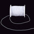 0.8 mm Elastic String Cord Stretchy Bracelet String Beading Thread for Jewelry Making and Bracelet Making, 109 Yards, White...