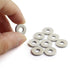 40pcs M3 304 Stainless Steel Flat Washer Adjustment Hardware Fitting Accessories Metal Gasket for Bolts & Screws...