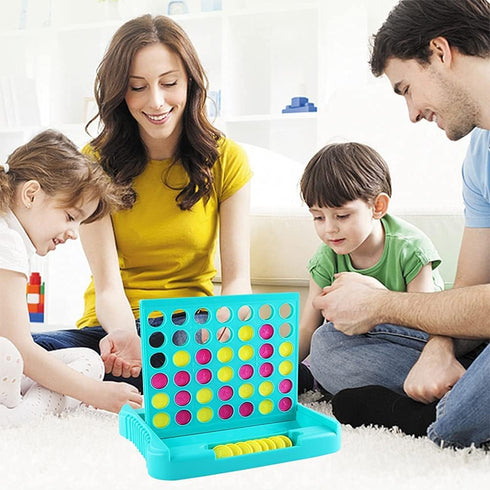 4 in a Row Game - 6 Spare Discs Included, Board Games Toys for Boys, Classic Four in a Row and Family Fun Games for Ages 3 4 5 6 7 8 12 Year Old K...