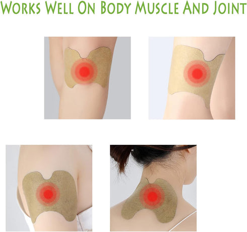 Wellknee Knee Patches, 30 Pcs Natural Warming Herbal Patches Wormwood Extract Sticker for Human...