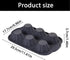 Silicone Brioche Pan 6-Cup, Silicone Cupcake Pan for Baking, Nonstick Bakeware Brioche Molds for Wax Mousse Cake Tart Jelly Pudding Panna Cotta (1...