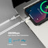 for USB C to Lightning Magnetic Charging Cable(3.3ft) Absorption Nano Tangle-Free roll up Organized Fast Charger Magnet Charger Cord for Phone14/1...