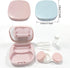 2 Pack Cute Contact Lens Case Travel Kit, Cute Contact Case with Mirror Tweezers Remover Tool Solution Bottle for Outdoor Office Daily Use...