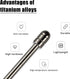 No Worn Out Titanium Alloy Fine Pencil Nibs compatible with Wacom One Creative Pen, Replacement Hard Refill Tips fits for WACOM ONE DTC133W0A /Gal...