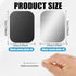 10 Pcs Adhesive Thin Metal Plates (Compatible with Magnetic Mounts), Magnet Phone Metal Plate for Magnetic Mount, Metal Plates for Phone Case, Met...