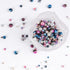Suhome 1890pcs 4/6/8/10mm Multicolored Faux ABS Pearls Beads, Loose Round Spacer Beads, Smooth Rainbow Beads for Jewelry Making, Bracelets, Earrin...
