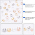 DICOSMETIC 60Pcs Cuff Earrings Findings Cartilage Cuff Earring Non-Pierced Wrap Earring Adjustable Stainless Steel Clip-on Earring Cuffs with Loop...