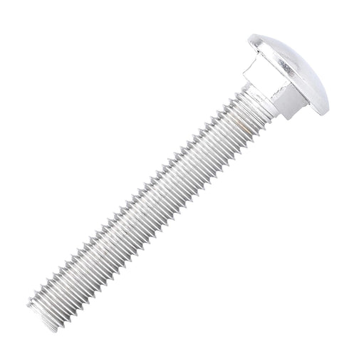 Bolt Dropper 10-Pack Carriage Bolts 3/8"-16x2.5" - Rust-Resistant Galvanized Metal Deck Screws Set - 304 Stainless Steel with Square Neck for Secu...