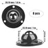 8 Pcs Mini Adhesive Caster Wheels 3/4 inch Appliance Wheels 360 Degree Rotation Stainless Steel Small Casters for Kitchen Appliance, Small Furnitu...