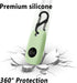 Geiomoo Silicone Case Compatible with Tile Pro 2022, Protective Cover with Carabiner (Luminous Green)...