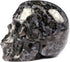 Skullis 2.0" Gabbro Crystal Skull, Hand Carved Gemstone Fine Art Sculpture, Reiki Healing Stone Statue....