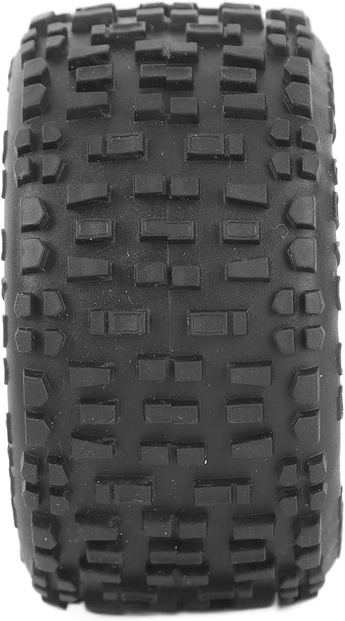 RC Tires, 4Pcs RC Truck Wheel Rubber Universal Truck Wheel Hex Wheel Rims Mesh Shape for 1:14 1:16 1:18 Car Model Accessory...